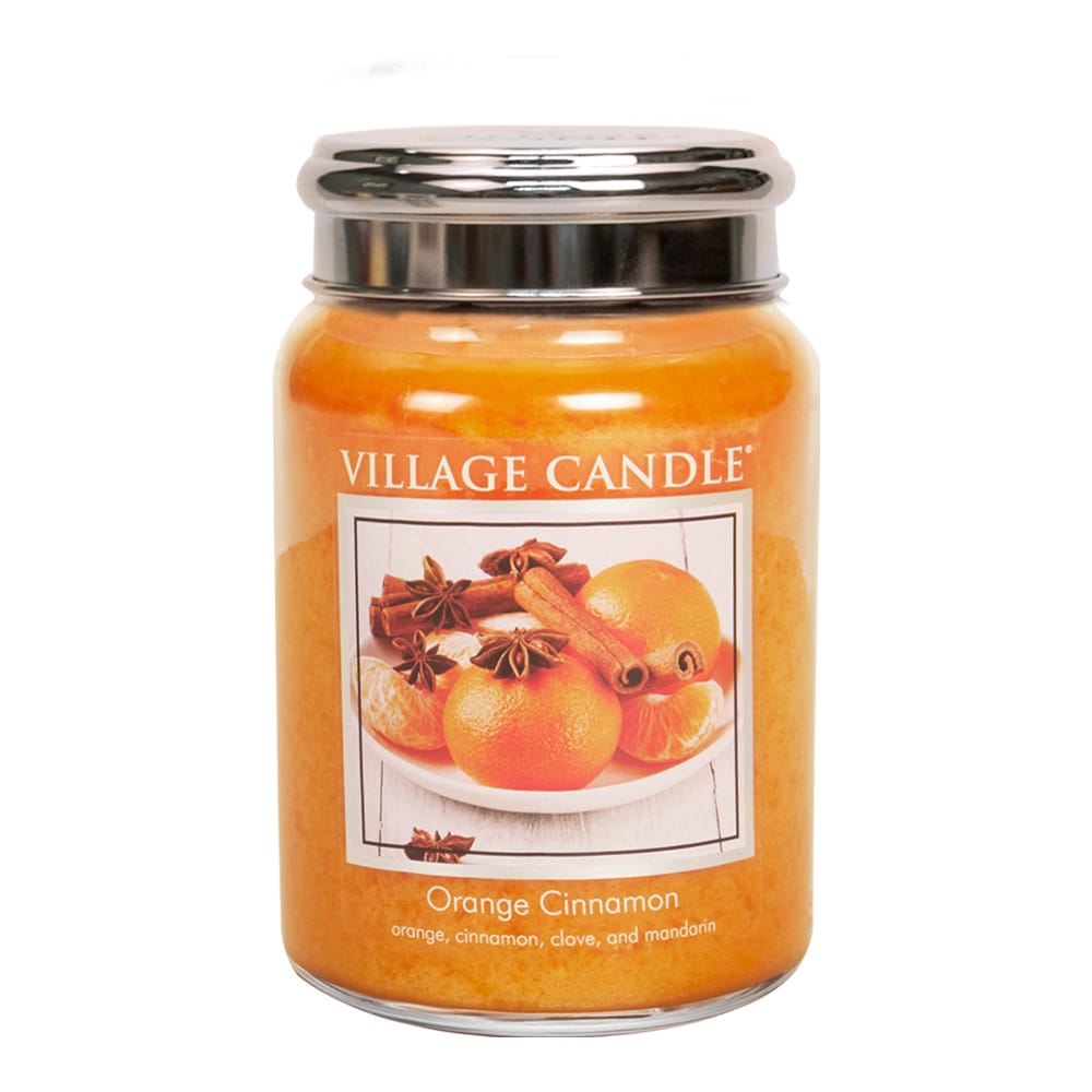 Village candle - Bougie parfumée 'Orange & Cinnamon' - 602 g