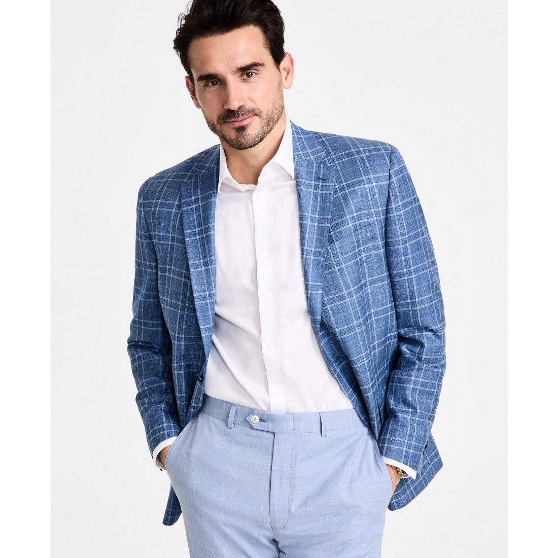 Michael kors - 'Classic-Fit Wool Blend Sport Coats' pour Hommes