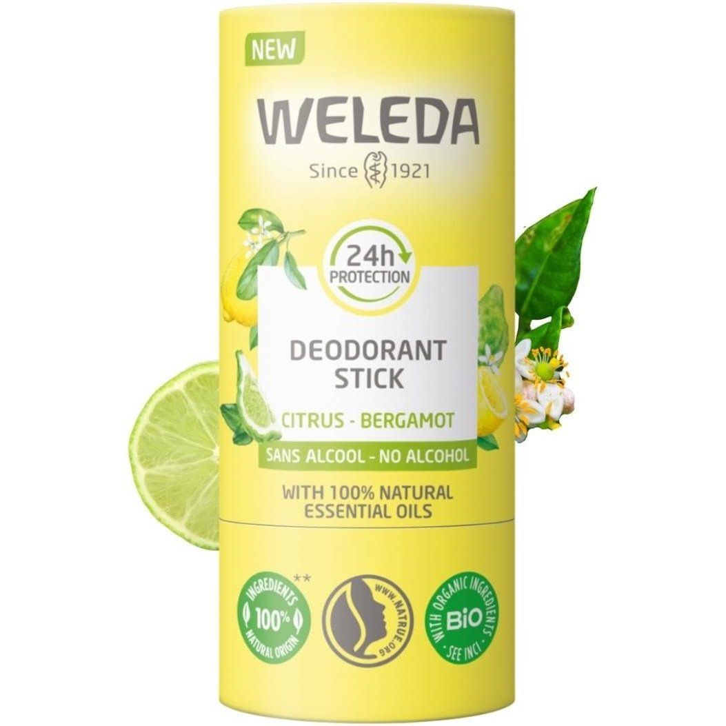 Weleda - Déodorant Solide 24H Citrus Bergamote - 50 g