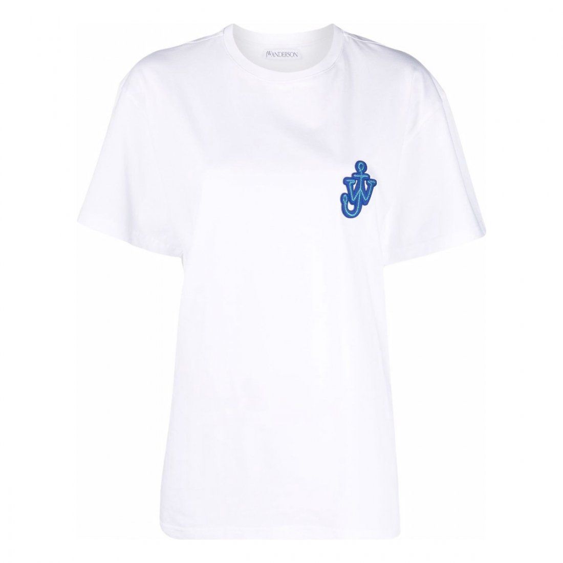 Jw anderson - T-shirt 'Anchor Logo-Patch' pour Hommes