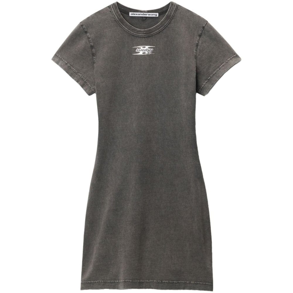 T by alexander wang - Robe T-shirt 'Shrunken Mini' pour Femmes