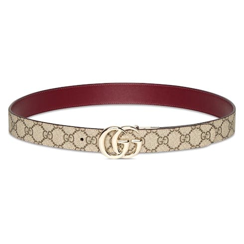 Gucci - Ceinture 'Reversible GG Marmont' pour Femmes