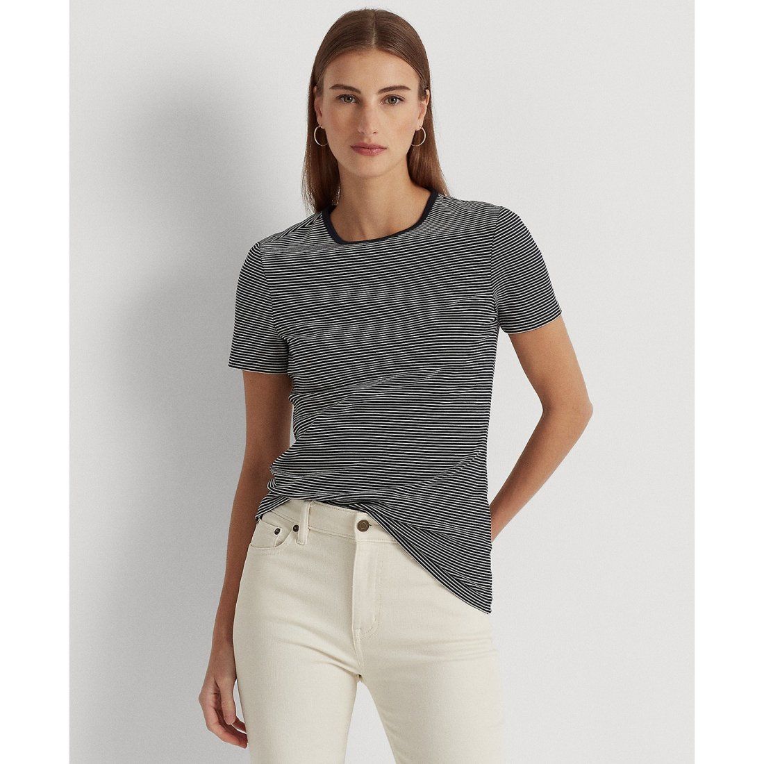 LAUREN Ralph Lauren - T-shirt 'Striped Stretch' pour Femmes