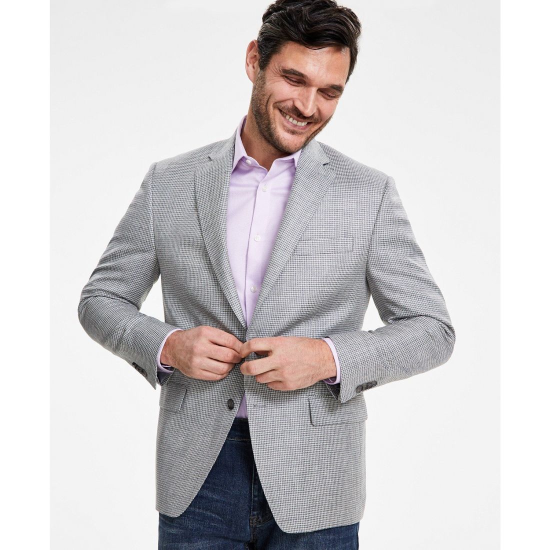 Michael kors - 'Classic-Fit Wool Blend Sport Coats' pour Hommes