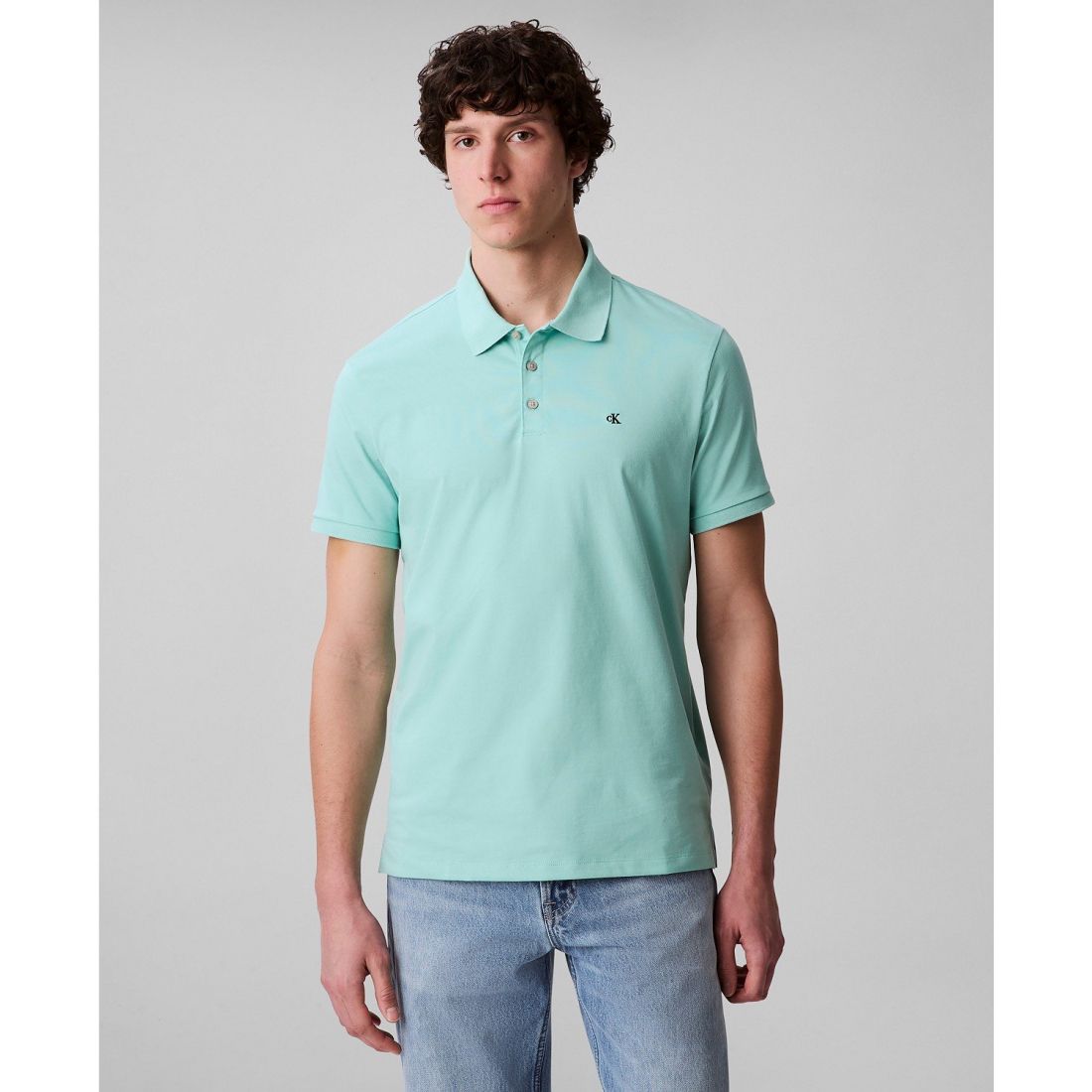 Calvin klein - Polo 'Monogram Logo' pour Hommes