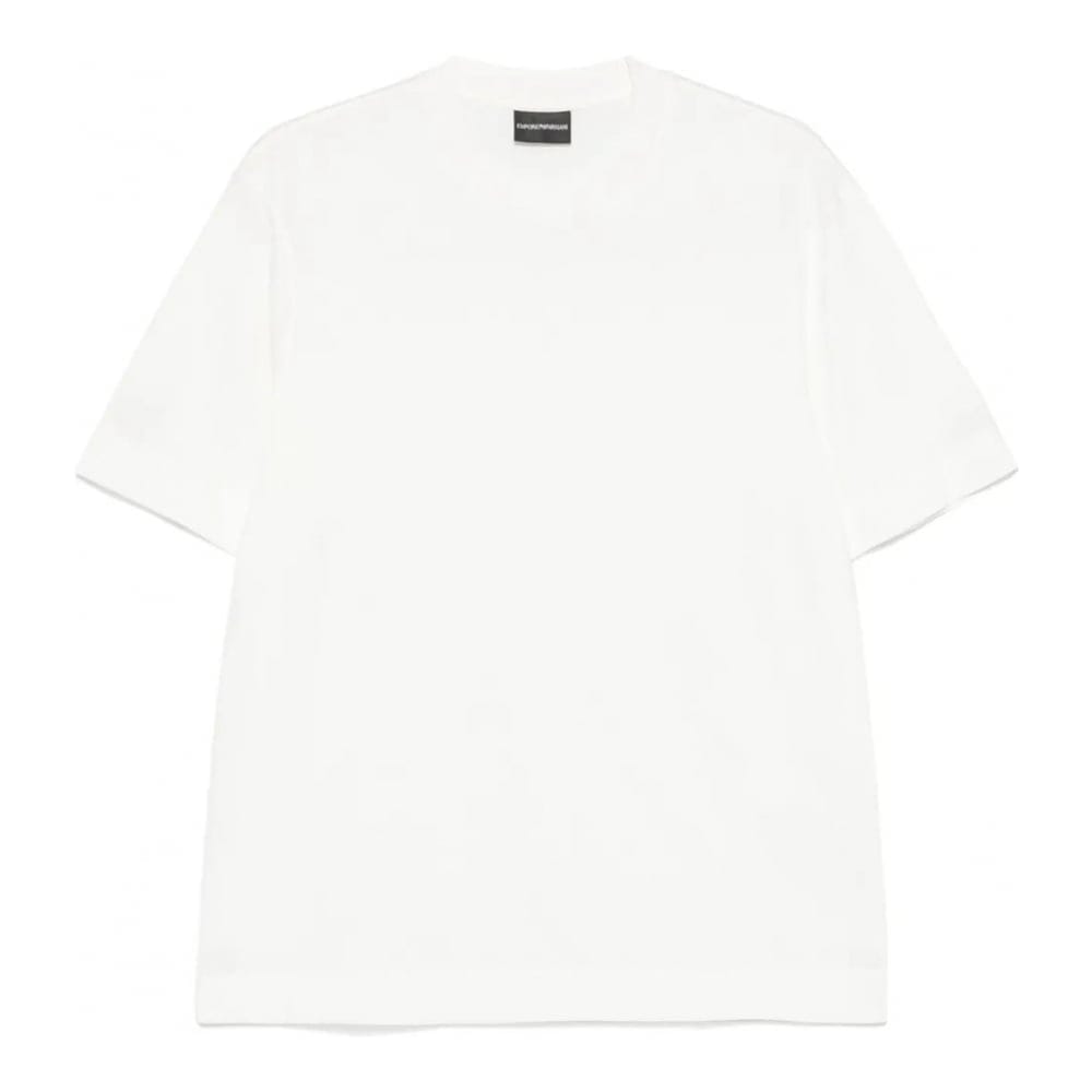 Emporio armani - T-shirt 'Logo-Jacquard' pour Hommes