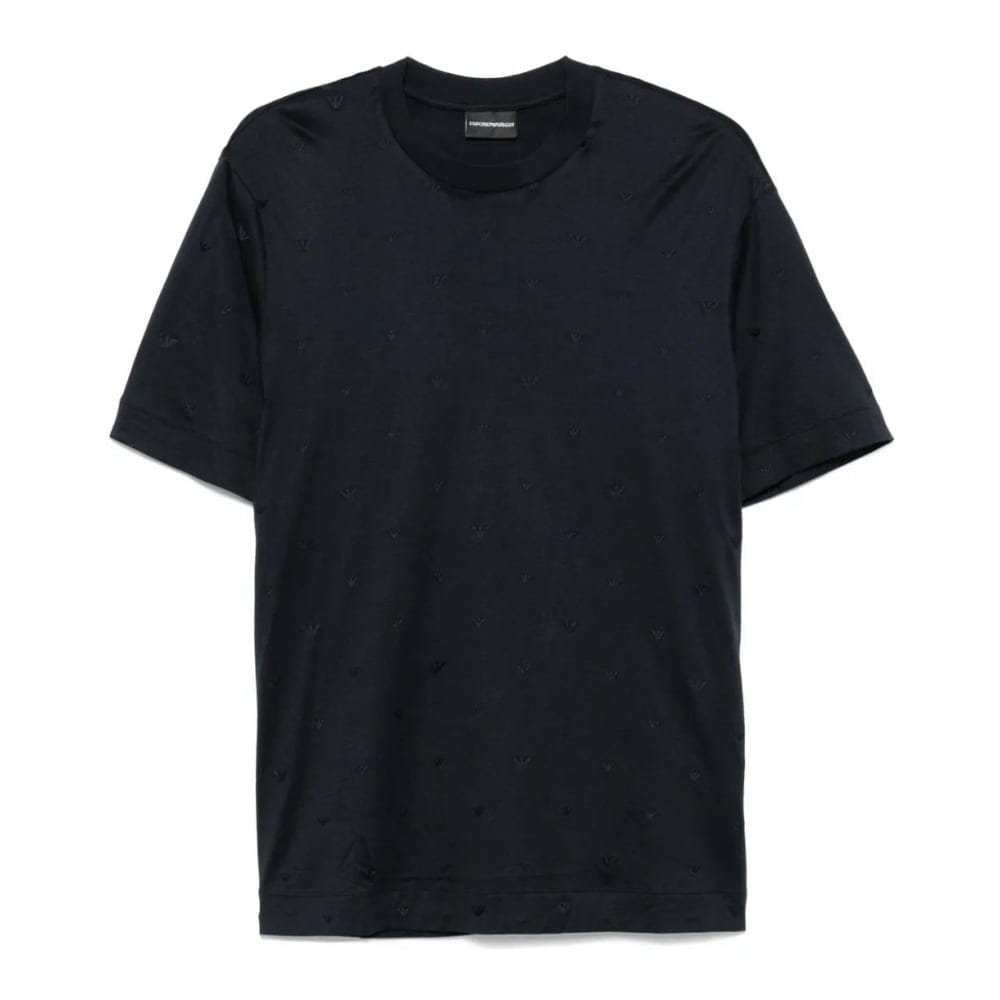 Emporio armani - T-shirt 'Logo-Embroidered' pour Hommes