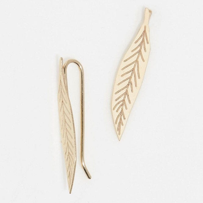 Oro di oro - "Boucles d'oreilles 'Leaf' pour Femmes"