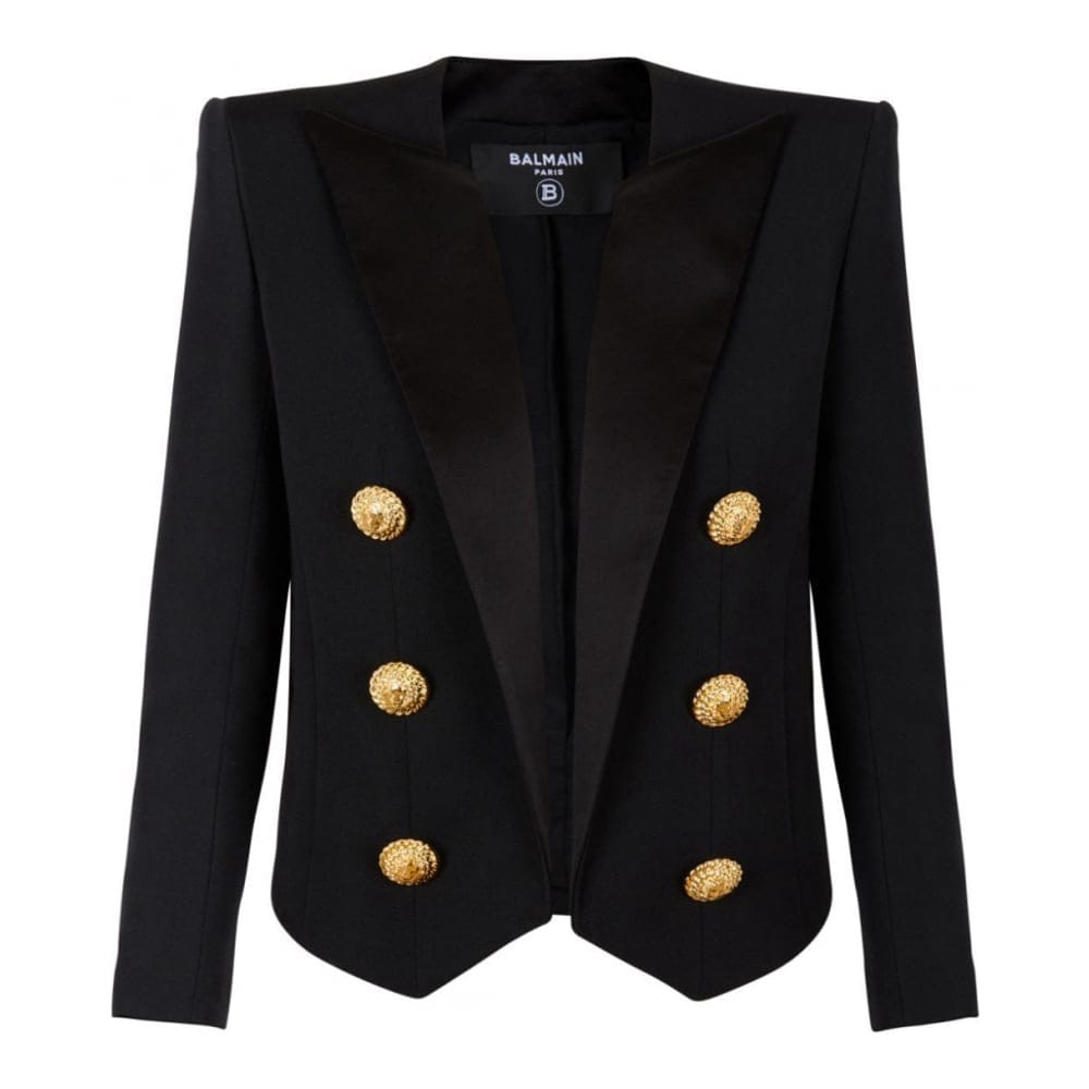 Balmain - Blazer 'Grain De Poudre' pour Femmes