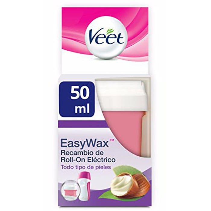 Veet - Recharge de cire roll-on 'Easy Wax Shea Butter' - 50 ml