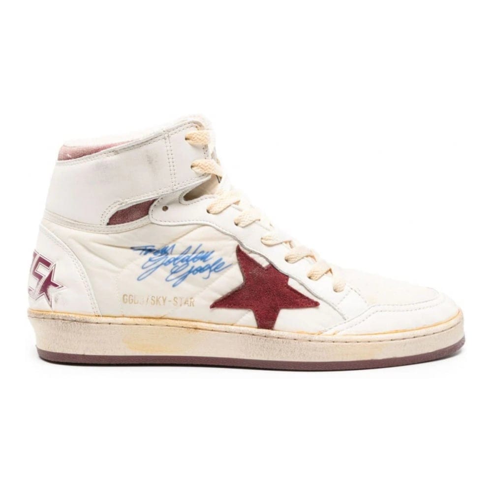 Golden Goose Deluxe Brand - Sneakers montantes 'Sky Star' pour Hommes