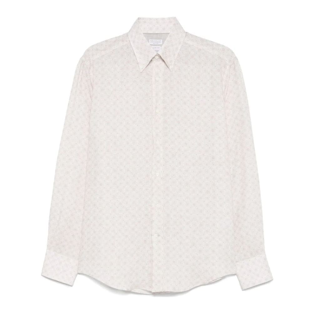Brunello cucinelli - Chemise 'Printed' pour Hommes