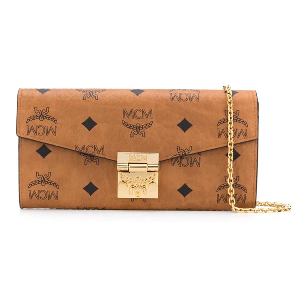 Mcm - Portefeuille avec chaîne 'Large Patricia' pour Femmes