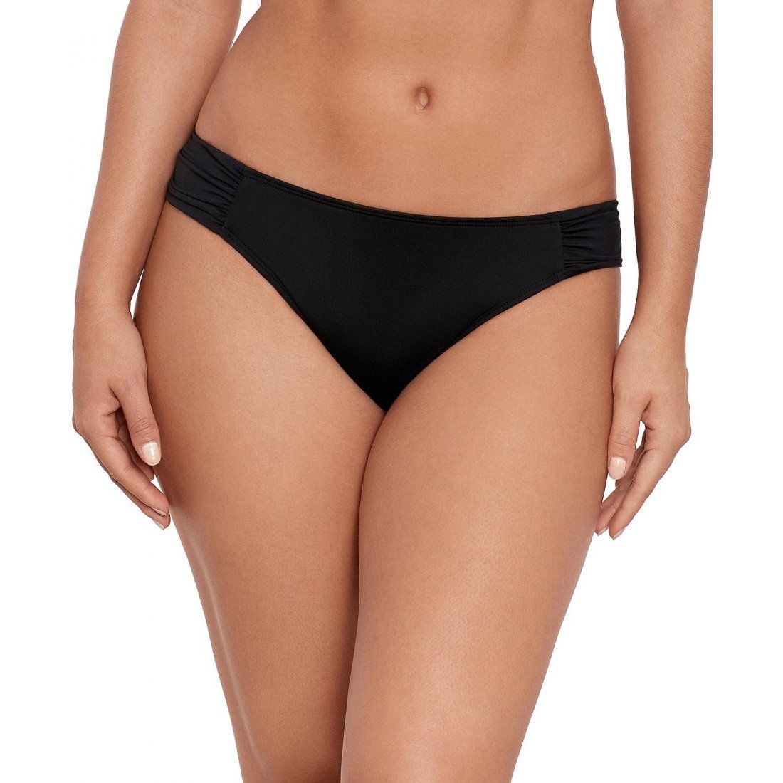 Lauren ralph lauren - 'Shirred Side Tab Hipster Swim Bottom' pour Femmes