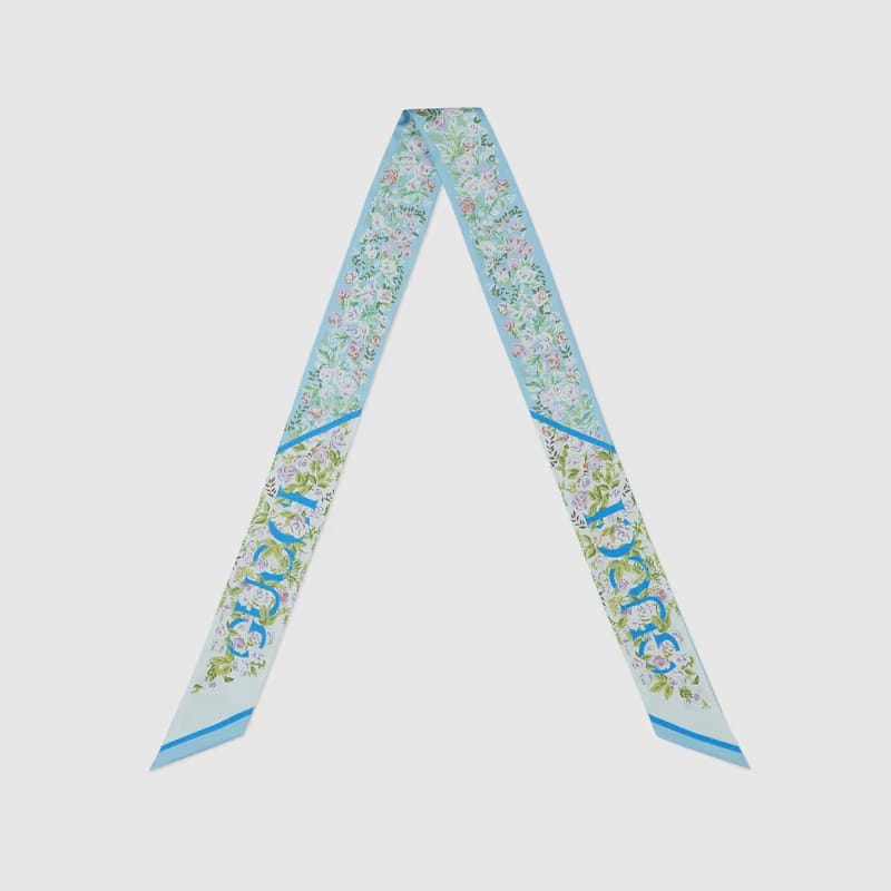 Gucci - Foulard en soie 'Print' pour Femmes