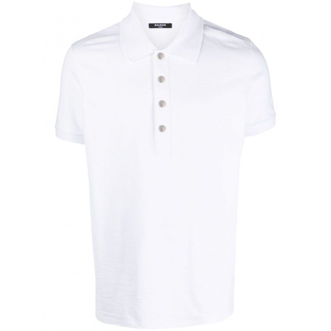 Balmain - Polo 'Monogram-Pattern' pour Hommes