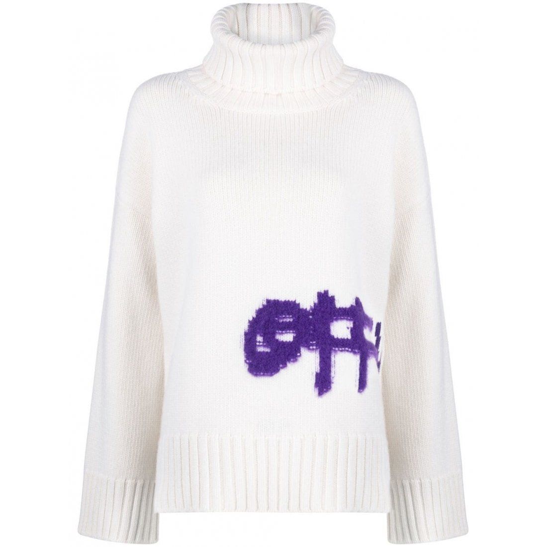 Off-white - Pull à col roulé 'Logo' pour Femmes