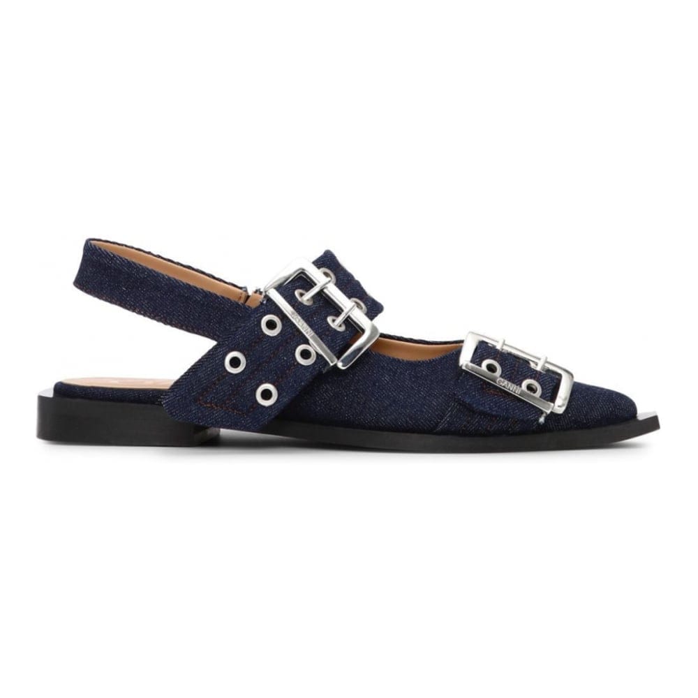 Ganni - "Ballerines 'Buckle-Detail' pour Femmes"