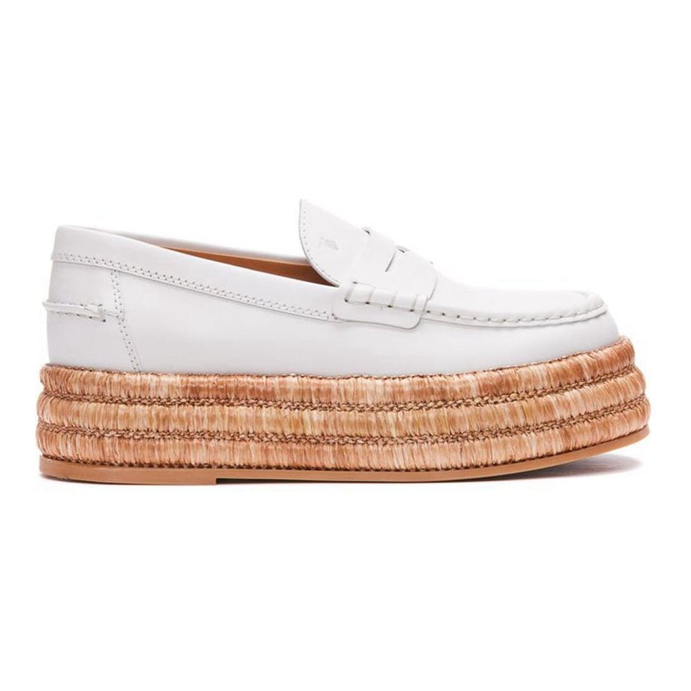Tod's - Mocassins 'Round-Toe Platform' pour Femmes