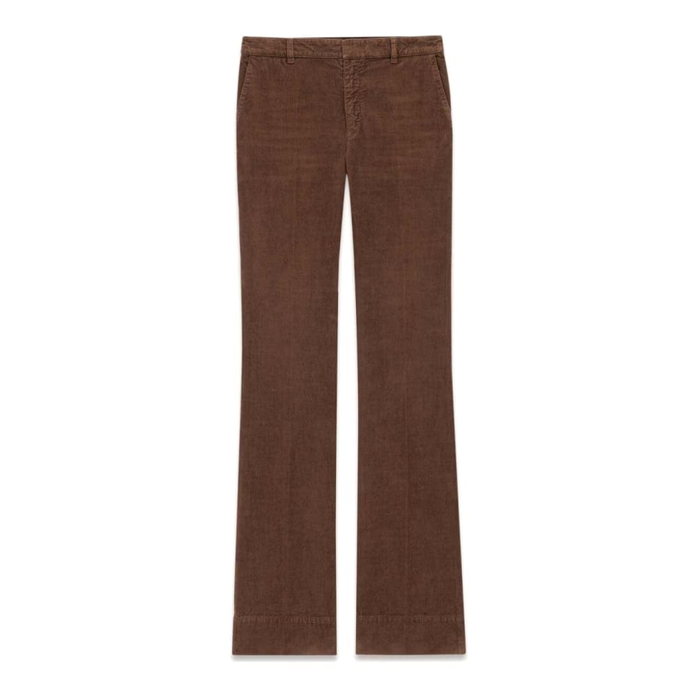 Saint laurent - Pantalon 'Corduroy Bootcut' pour Femmes
