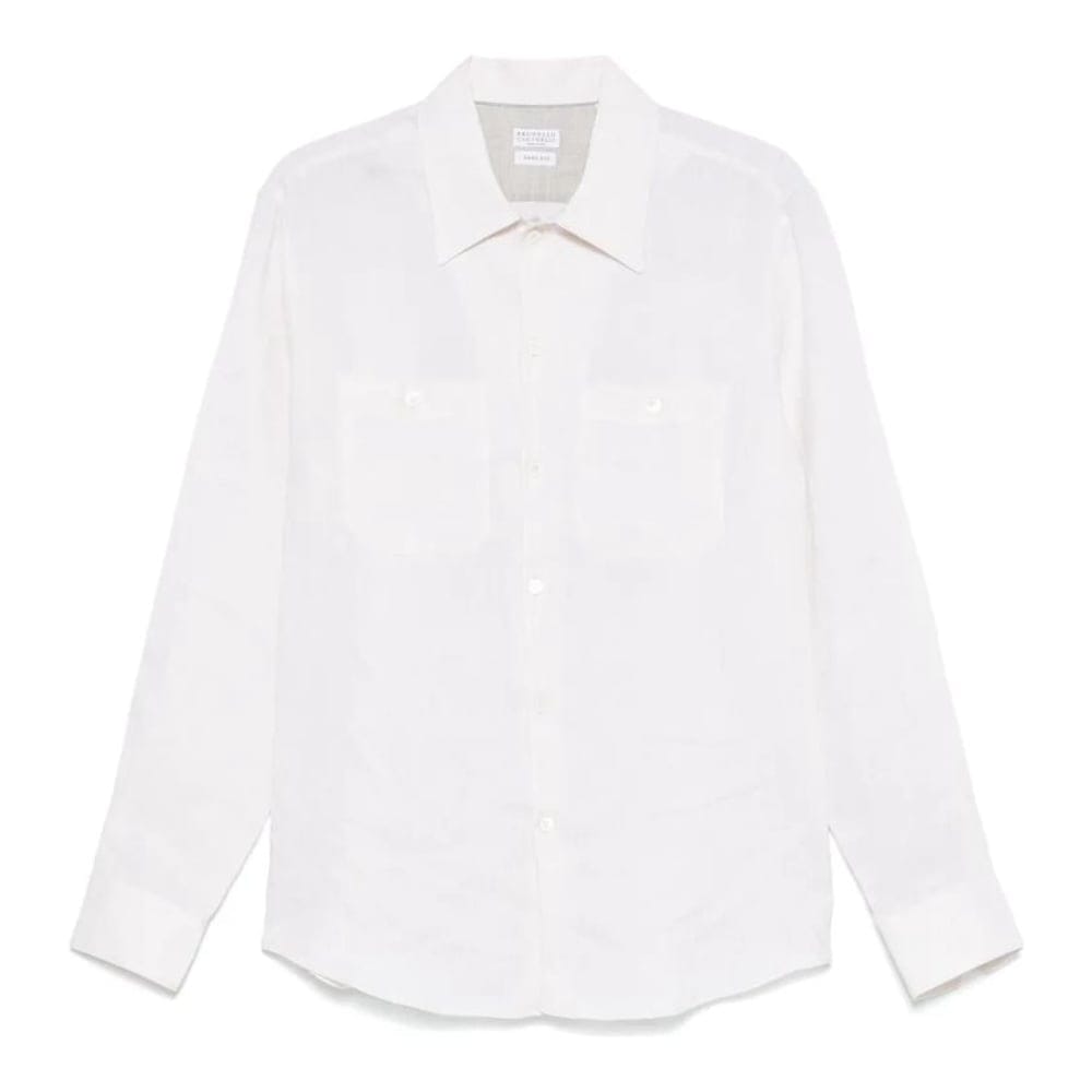 Brunello cucinelli - Chemise 'Slub-Texture' pour Hommes