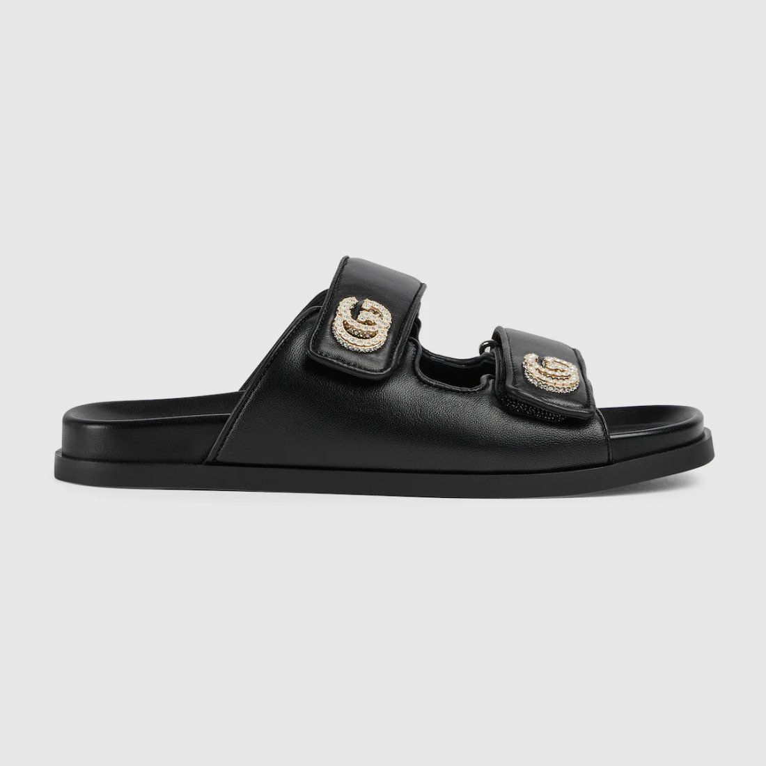 Gucci - Sandales plates 'Double G' pour Femmes