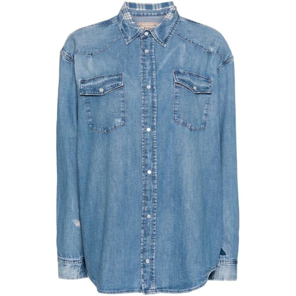 Polo ralph lauren - Chemise en Jean 'Distressed' pour Femmes
