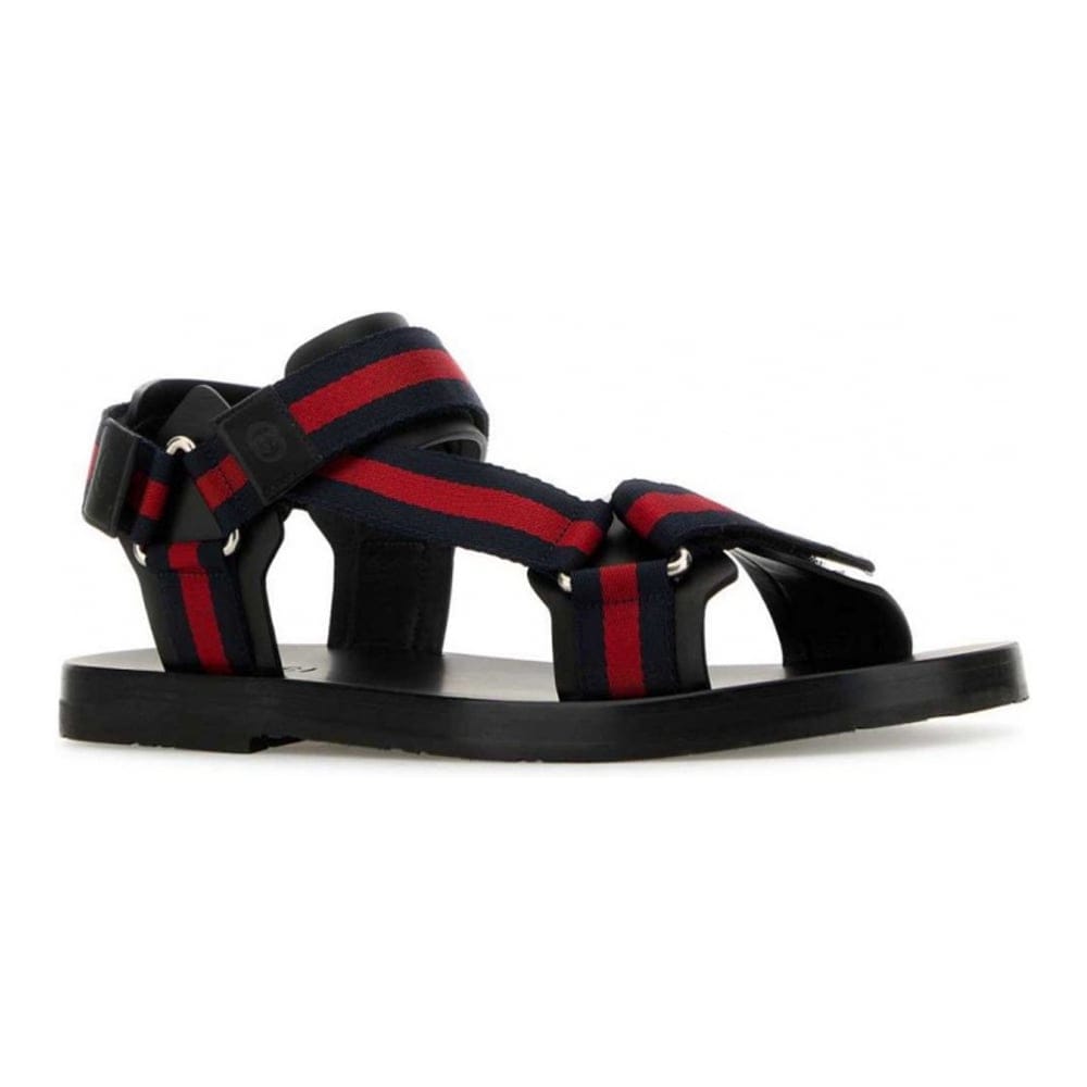Gucci - Sandales plates 'Striped Open Toe' pour Hommes