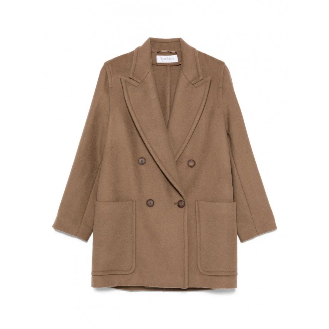 Max mara - Manteau 'Double-Breasted Patch-Pocket' pour Femmes