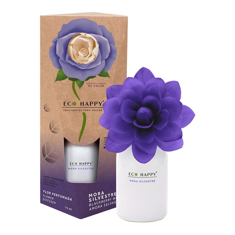 Eco happy - Diffuseur 'Scented Flower' - Wild Blueberry 75 ml