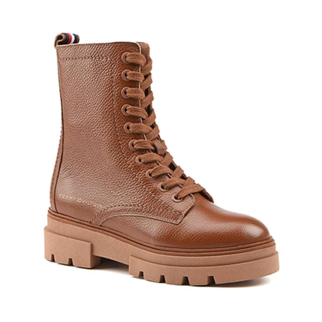 Tommy hilfiger - MONOCHROMATIC LACE UP BOOT