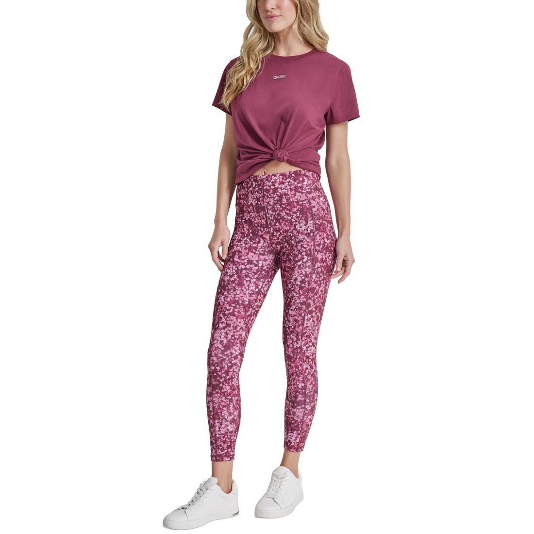 Dkny - Leggings 'High-Rise Printed' pour Femmes