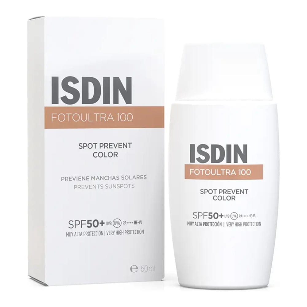 Isdin - Crème solaire teintée 'Foto Ultra 100 Spot Prevent Color SPF50+' - 50 ml