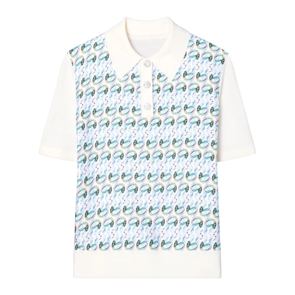 Tory burch - Polo 'T Monogram' pour Femmes