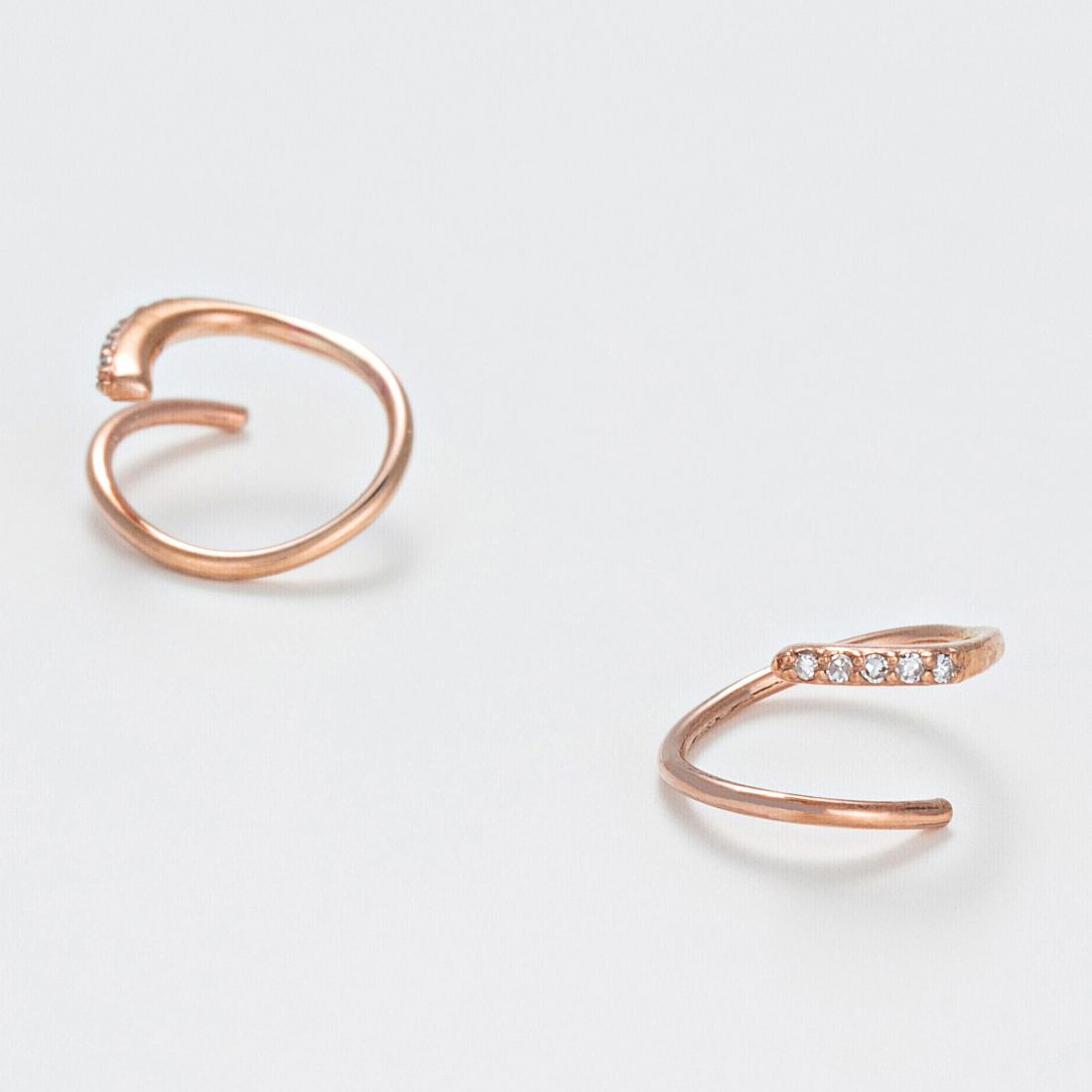 Atelier du diamant - Boucles d'oreilles 'Joli Tourbillon' pour Femmes