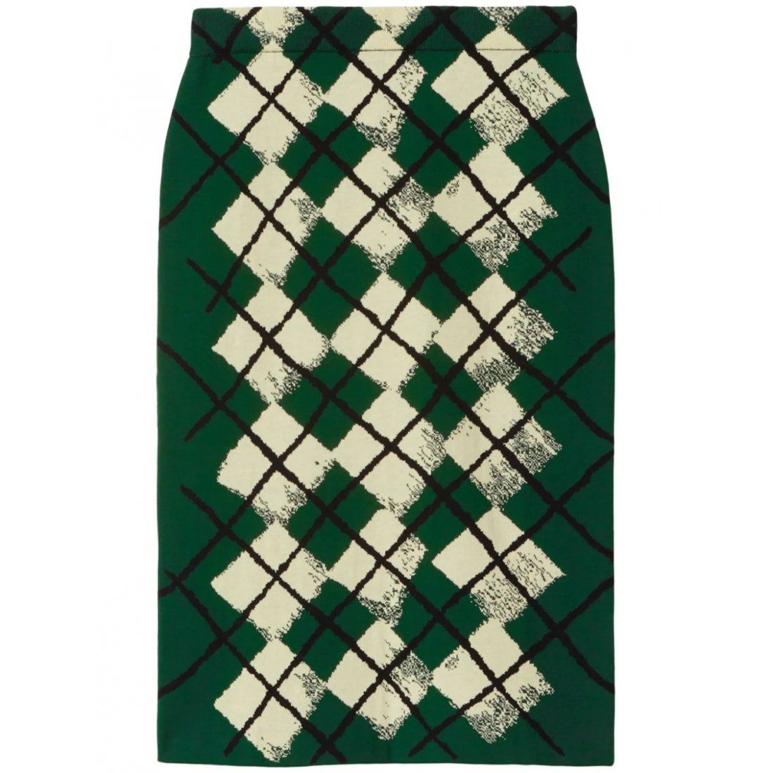 Burberry - Jupe Midi 'Argyle' pour Femmes