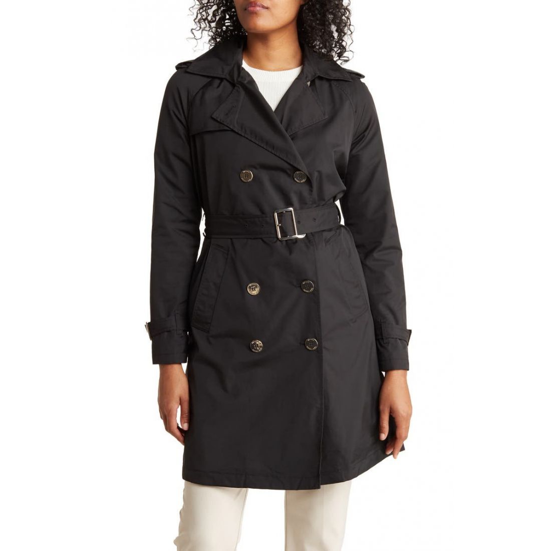 Michael Kors - Trench 'Belted Removable Hood' pour Femmes