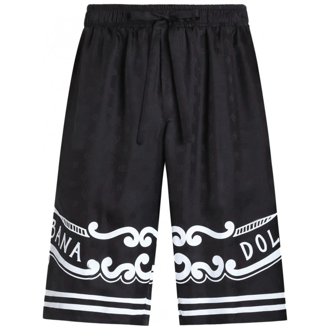 Dolce&gabbana - Bermuda 'Logo-Print' pour Hommes