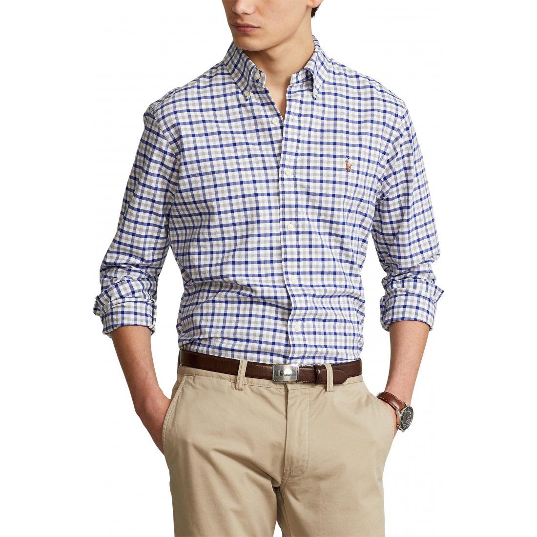 Polo ralph lauren - 'Oxford Cotton Poplin Button-Down Shirt' pour Hommes