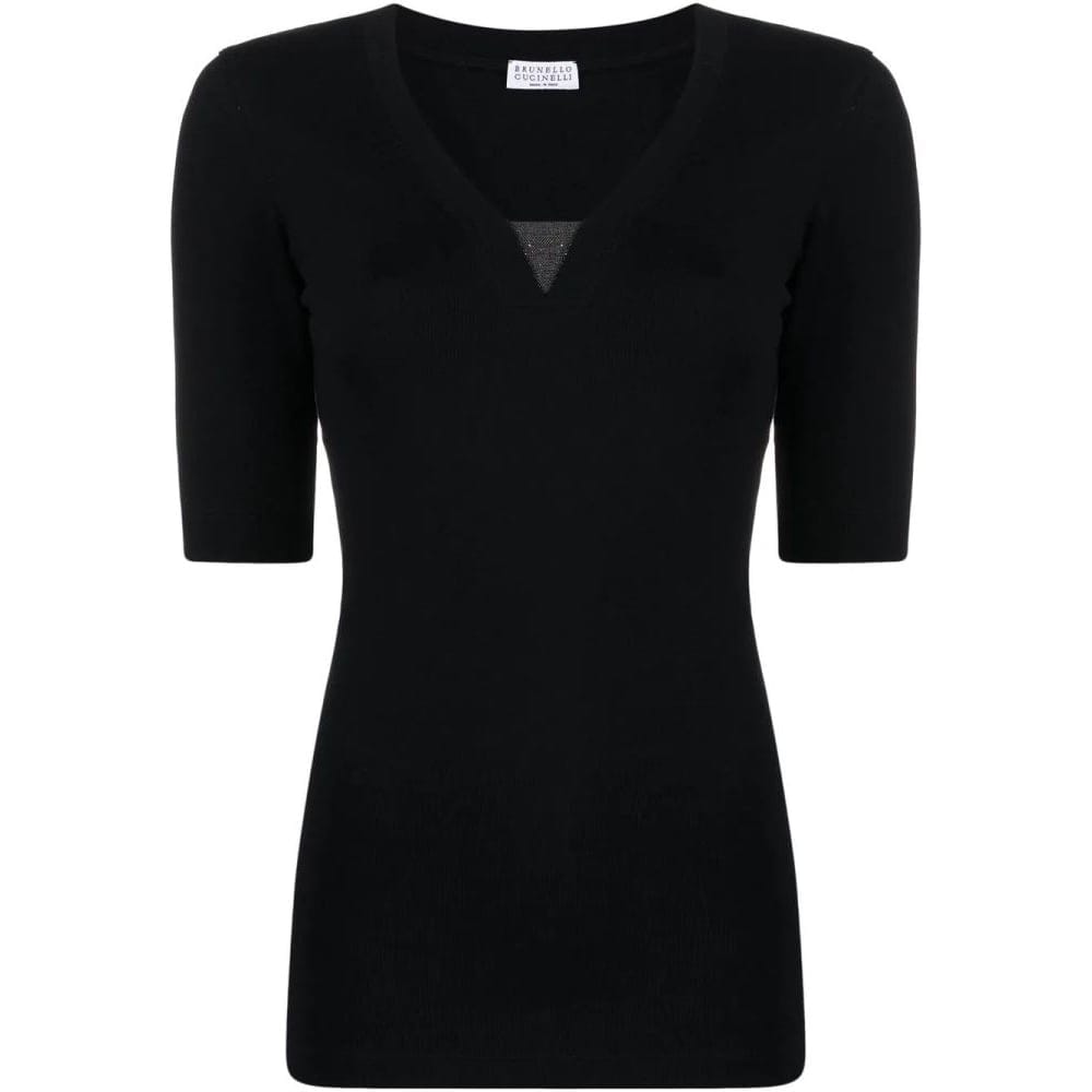 Brunello cucinelli - T-shirt 'Monili Chain' pour Femmes