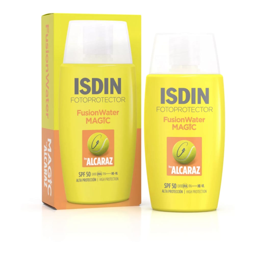 Isdin - Crème solaire pour le visage 'Fotoprotector Fusion Water Magic SPF50 By Alcaraz' - 50 ml