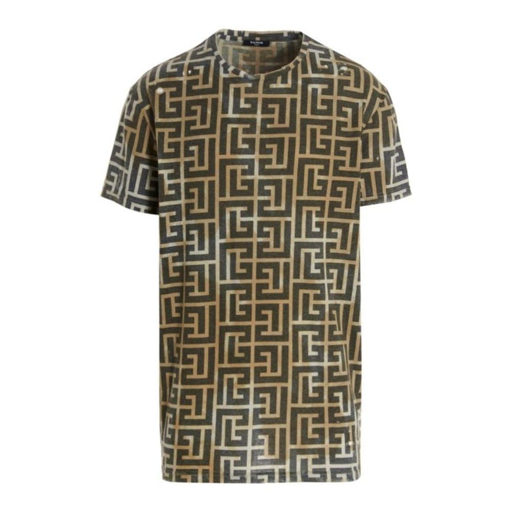 Balmain - T-shirt 'Monogram' pour Hommes
