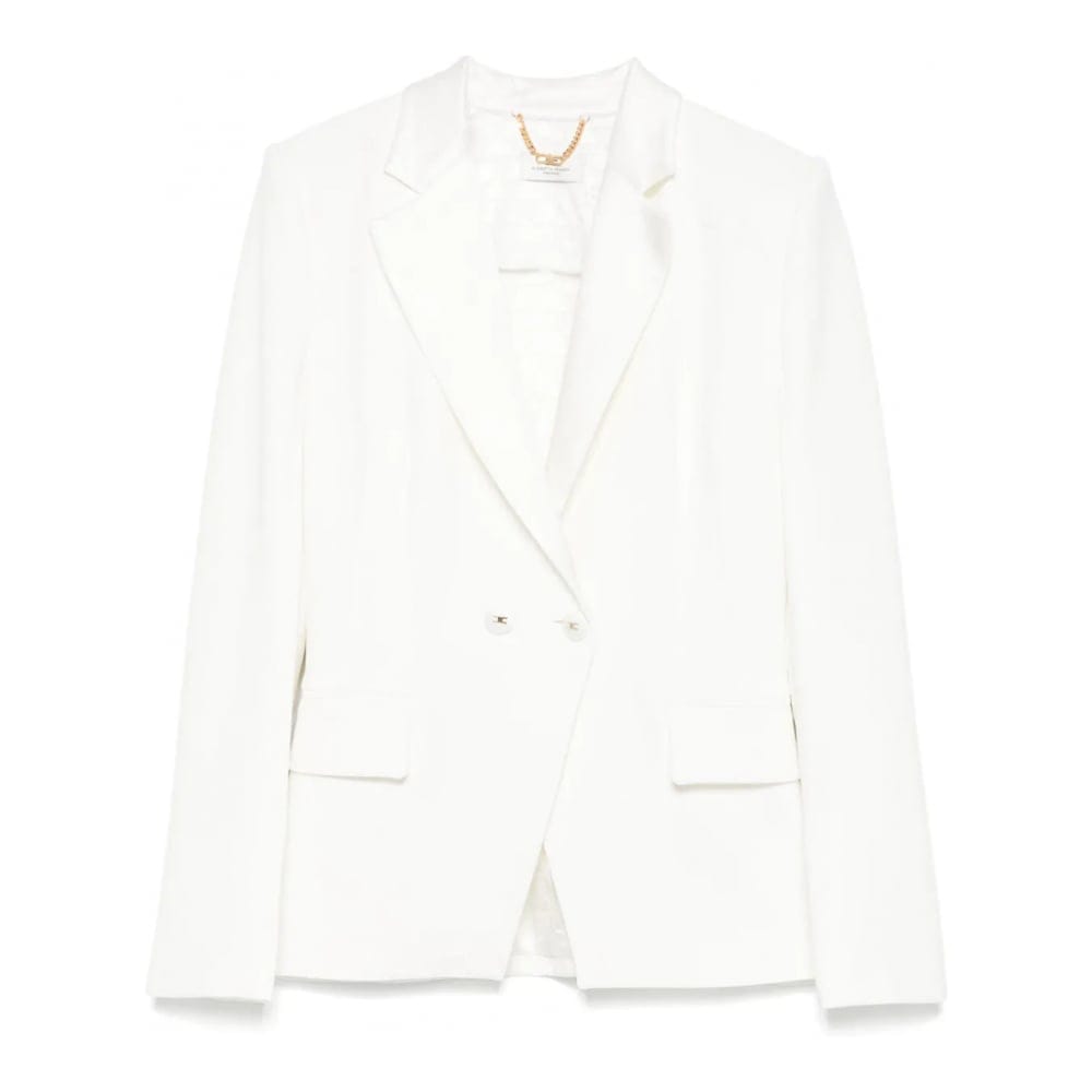 Elisabetta franchi - Blazer 'Satin-Lapel' pour Femmes