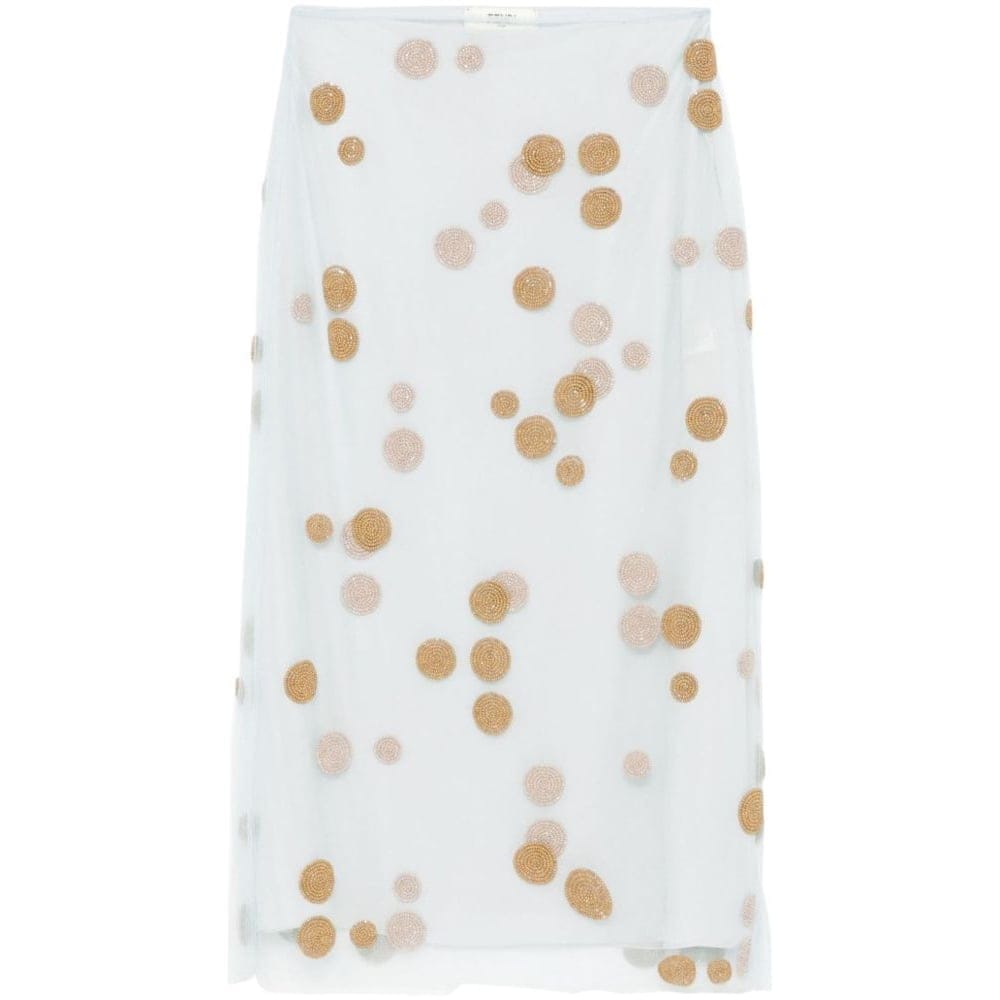 Fendi - Jupe Midi 'Bead-Embellished' pour Femmes