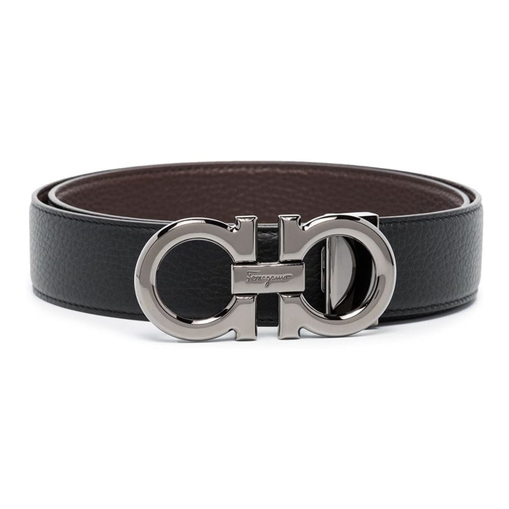 Ferragamo - Ceinture 'Gancini Buckle' pour Hommes