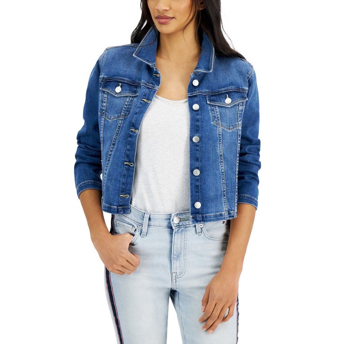 Tommy hilfiger - 'TH Flex Denim Jacket' pour Femmes