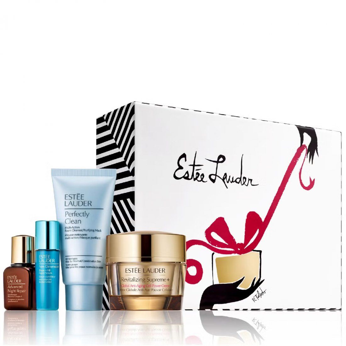 Estée lauder - Coffret de soins de la peau 'Beautiful Skin Essentials Age Prevention' - 4 Pièces