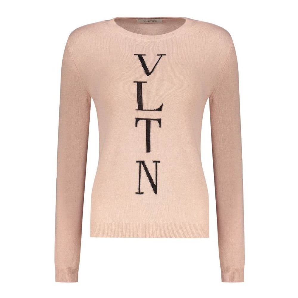 Valentino garavani - Pull 'Long Sleeve Crew-Neck' pour Femmes