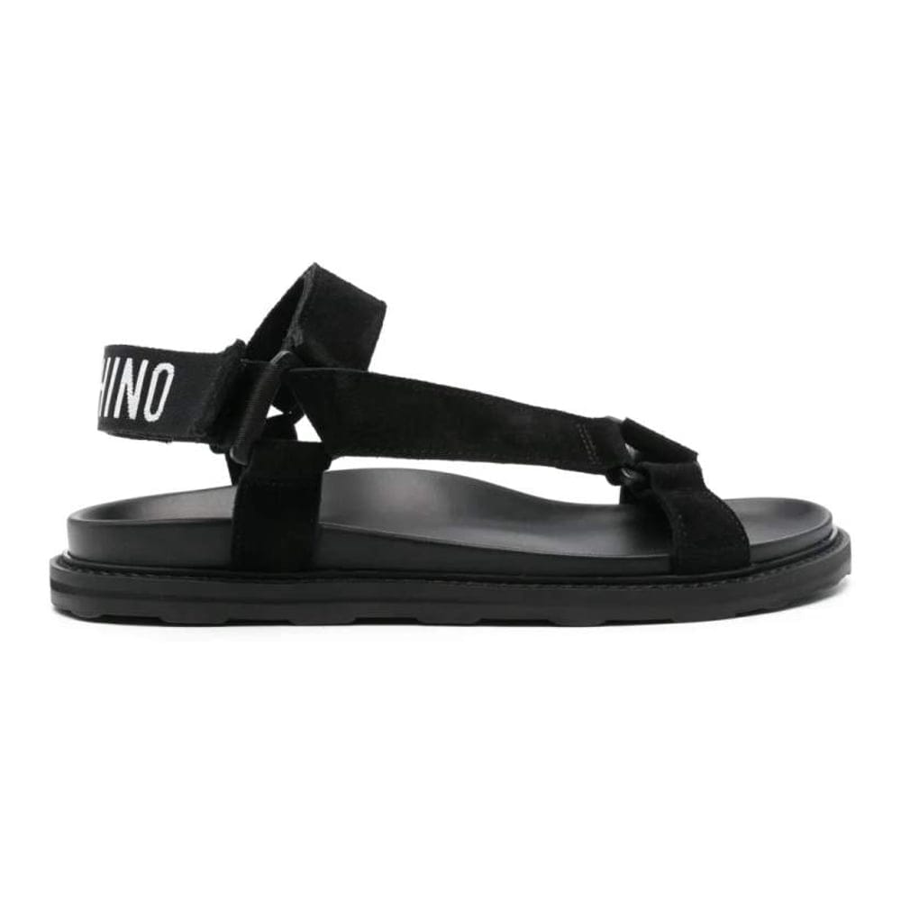 Moschino - Sandales plates 'Logo' pour Hommes