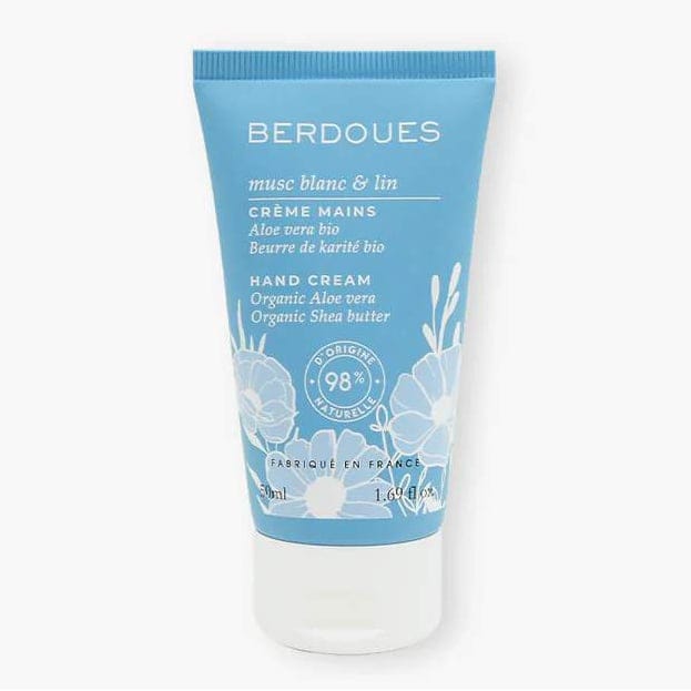 Berdoues - Crème pour les mains 'Musc Blanc & Lin' - 50 ml